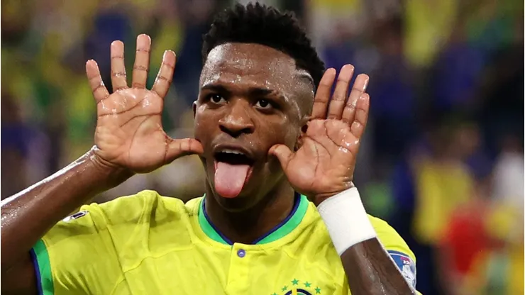 Salário de R$ 3 bilhões Vinicius Júnior recebe proposta de última hora para deixar o Real Madrid (Photo by Clive Brunskill/Getty Images)