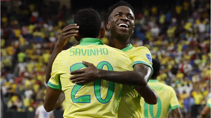 Copa América: Seleção Brasileira goleia o Paraguai com show de Vini Júnior e companhia. (Photo by Kevork Djansezian/Getty Images)