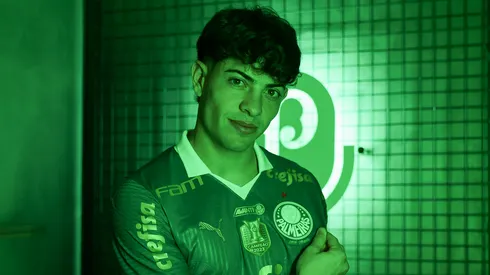 Agustín Giay chegou em julho de 2024. Foto: Fabio Menotti/Palmeiras