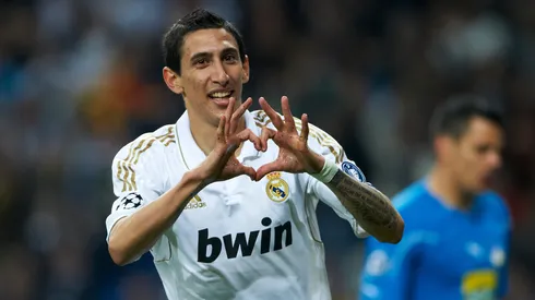 Ángel Di María quando atuava pelo Real Madrid