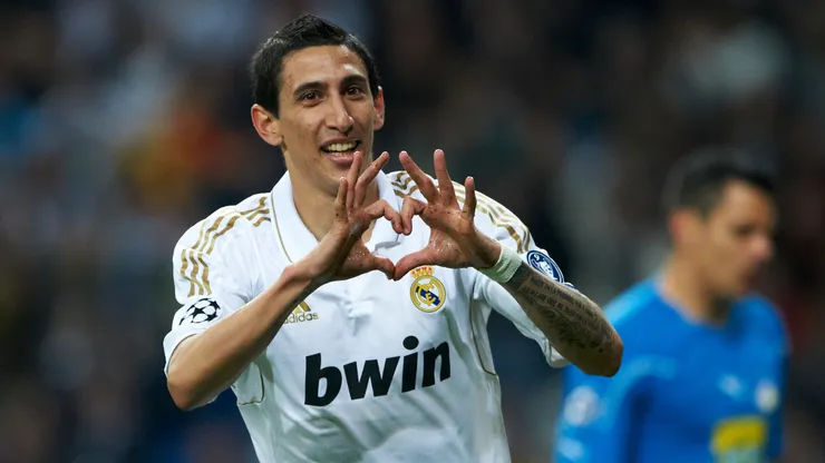 Ángel Di María quando atuava pelo Real Madrid