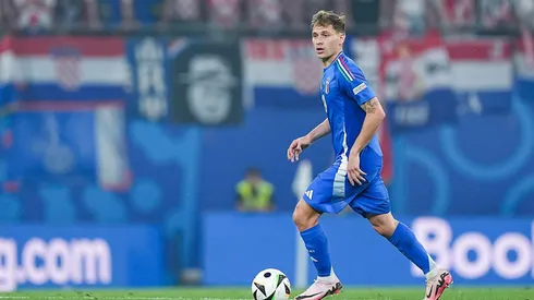 Barella em campo pela Itália na partida contra a Croácia pela Euro. (SPP Sport Press Photo. / Alamy Stock Photo)