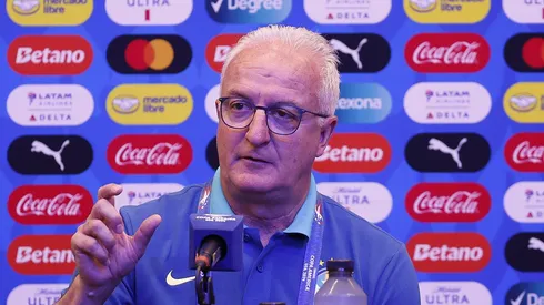 Dorival concede entrevista coletiva. Foto: Rafael Ribeiro/CBF