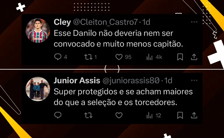O que dizem os fanáticos sobre o conflito do Danilo com os torcedores