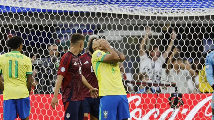 Seleção Brasileira empata de forma melancólica com a Costa Rica na Copa América 2024. (Photo by Kevork Djansezian/Getty Images)