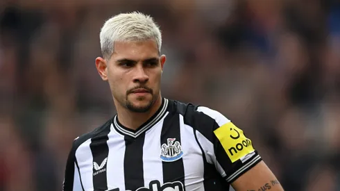 Bruno Guimarães, do Newcastle (Photo by Gareth Copley/Getty Images) (Photo by Gareth Copley/Getty Images)