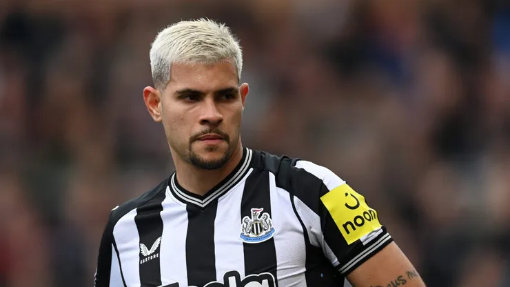 Bruno Guimarães, do Newcastle (Photo by Gareth Copley/Getty Images) (Photo by Gareth Copley/Getty Images)