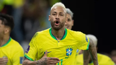 Neymar visitou a concentração da Seleção Brasileira (Foto: Lucas Figueiredo/CBF/Divulgação)