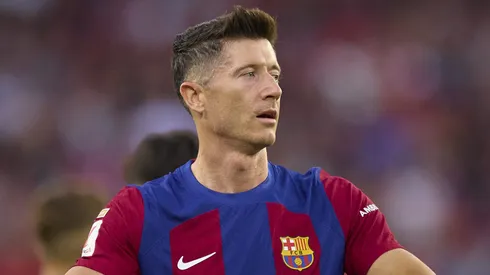 Barcelona pode perder substituto de Lewandowski para a Premier League. (Photo by Fran Santiago/Getty Images)