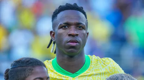 Vinicius Júnior momentos antes do amistoso entre Brasil e Estados Unidos. (Sipa US / Alamy Stock Photo)