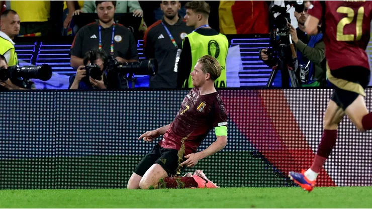 Eurocopa 2024: Bélgica de Kevin De Bruyne vence a Romênia e segue viva. (Photo by Alex Grimm/Getty Images)