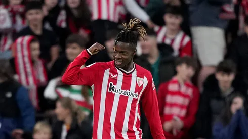 Desejo do Barcelona, Nico Williams dá declaração contundente sobre seu futuro. (Photo by Juan Manuel Serrano Arce/Getty Images)