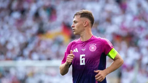 Kimmich durante a partida da Alemanha contra a Hungria pela Eurocopa. (Eibner-Pressefoto / Alamy Stock Photo) Foto: Eibner-Pressefoto/Michael Memmler