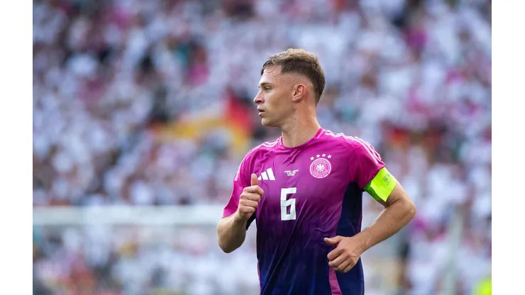 Kimmich durante a partida da Alemanha contra a Hungria pela Eurocopa. (Eibner-Pressefoto / Alamy Stock Photo) Foto: Eibner-Pressefoto/Michael Memmler