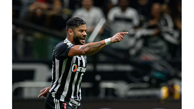 Hulk durante partida do Atlético-MG contra o Palmeiras pelo Brasileirão. (DiaEsportivo / Alamy Stock Photo)