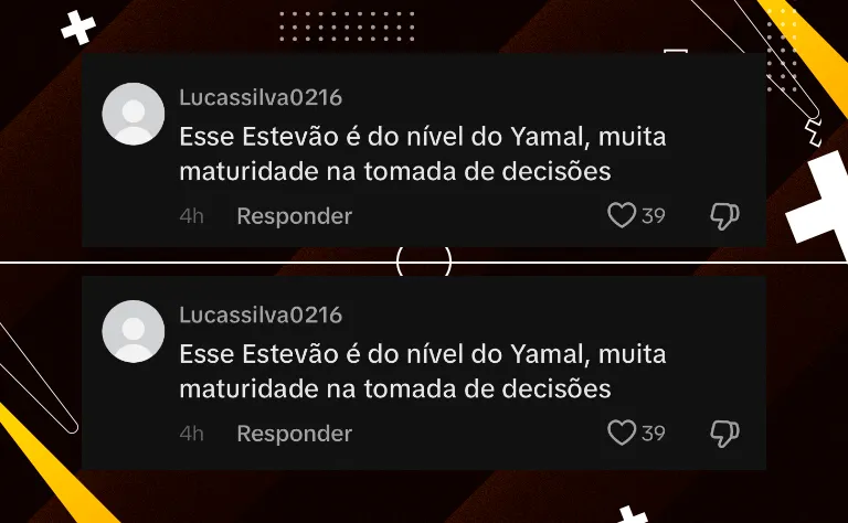 O que dizem os fanáticos sobre Estêvão na Seleção Brasileira