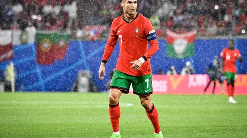 Cristiano Ronaldo em campo por Portugal durante a partida contra a República Tcheca. (CTK / Alamy Stock Photo)