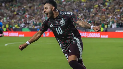 Alexis Vega comemora gol do México no amistoso contra o Brasil, do último dia 8. (ZUMA Press, Inc. / Alamy Stock Photo)