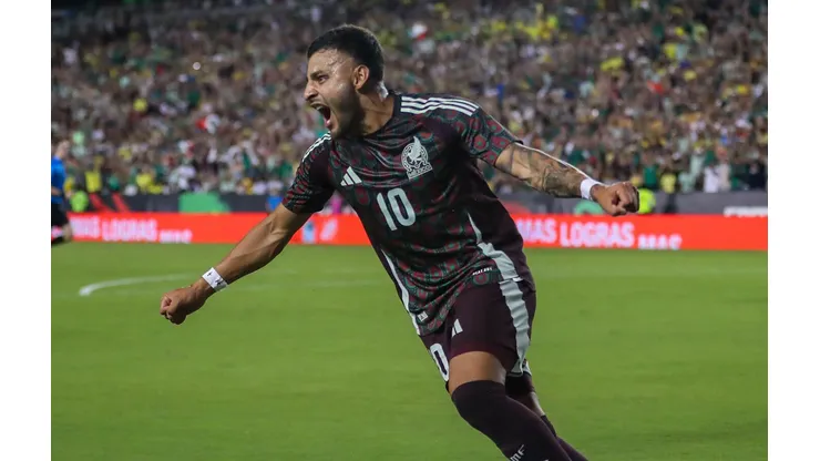 Alexis Vega comemora gol do México no amistoso contra o Brasil, do último dia 8. (ZUMA Press, Inc. / Alamy Stock Photo)
