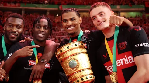 Flick pede, e Barcelona acelera os passos para fechar com estrela do Bayer Leverkusen. (Photo by Alex Grimm/Getty Images)