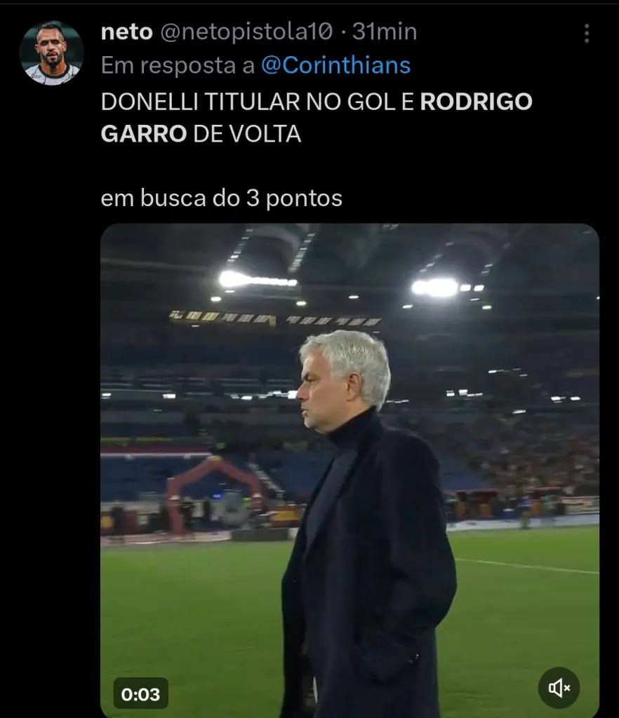 Repercussão via Twitter