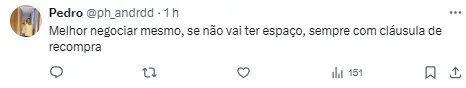 Torcedores comentam sobre Alex Jimenez, que era do Real Madrid