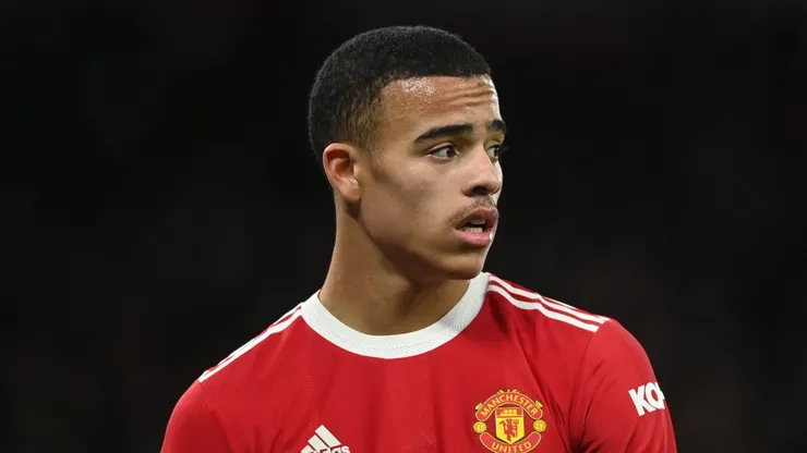 Mason Greenwood quando estava no Man United. Foto: Gareth Copley/Getty Images