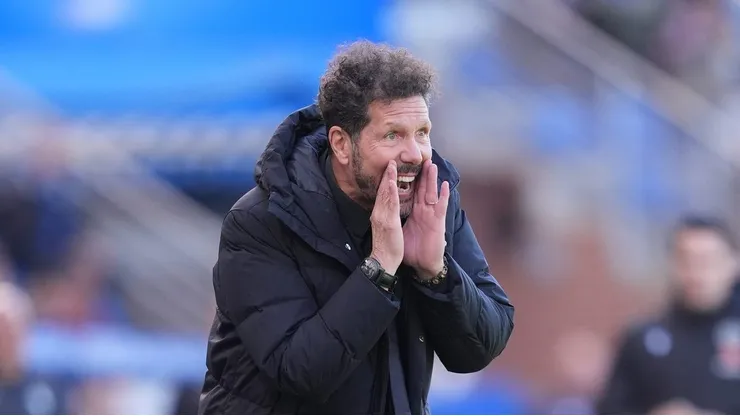 Simeone projeta jogo na Liga dos Campeões. Foto: Juan Manuel Serrano Arce/Getty Images