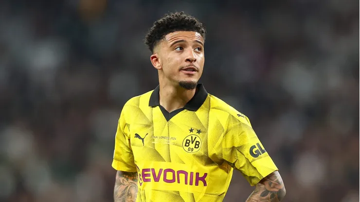 Jadon Sancho, jogador do Manchester United pretendido pela Juventus. (Photo by Alex Pantling/Getty Images)