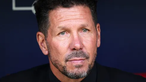 Diego Simeone, técnico do Atlético de Madrid se interesse por joia do Chelsea. (Photo by Angel Martinez/Getty Images)