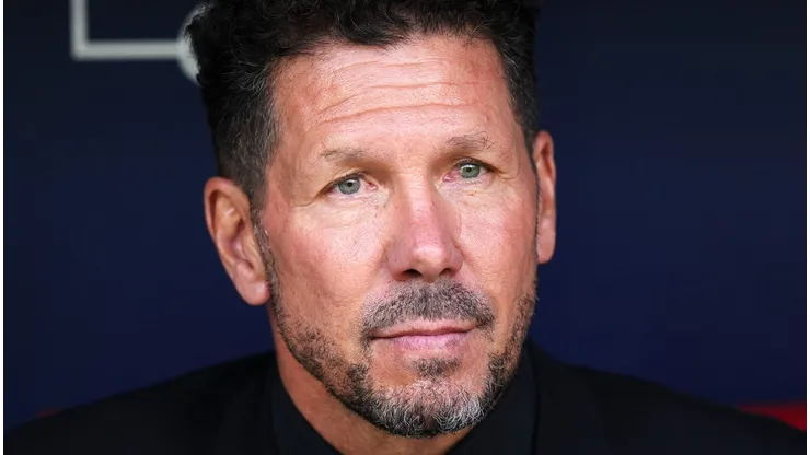 Diego Simeone, técnico do Atlético de Madrid se interesse por joia do Chelsea. (Photo by Angel Martinez/Getty Images)