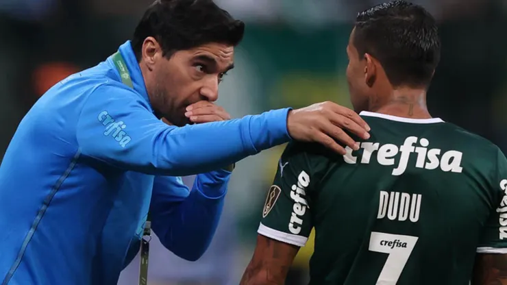 Abel abriu o jogo sobre situação de Dudu (Foto: Cesar Greco/Palmeiras/Divulgação)