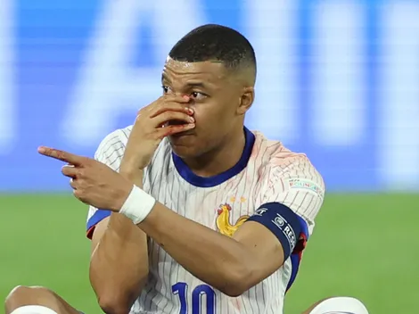 Mbappé assusta após suspeita de ter quebrado nariz em jogo da França