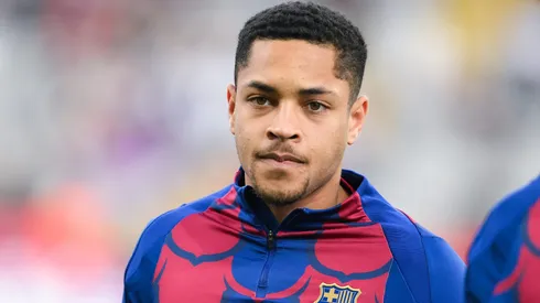 Vitor Roque, atacante do Barcelona (Photo by David Ramos/Getty Images)