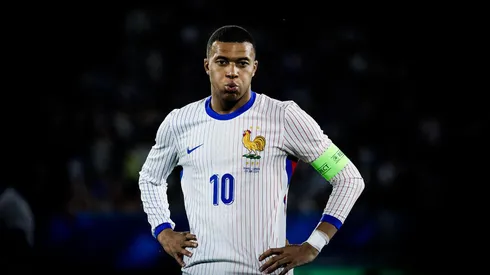 Mbappé durante a partida amistosa entre França e Canadá, no dia 9 de junho. (Abaca Press / Alamy Stock Photo)