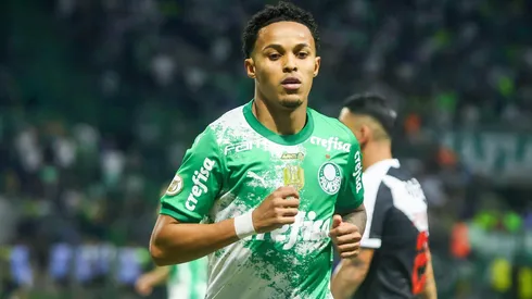 Lázaro em ação na partida entre Palmeiras e Vasco, pela rodada passada do Brasileirão. (Sipa US / Alamy Stock Photo)