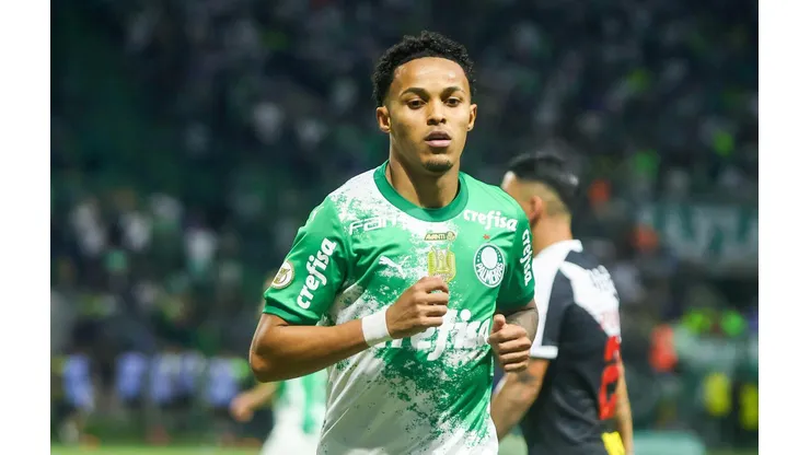 Lázaro em ação na partida entre Palmeiras e Vasco, pela rodada passada do Brasileirão. (Sipa US / Alamy Stock Photo)