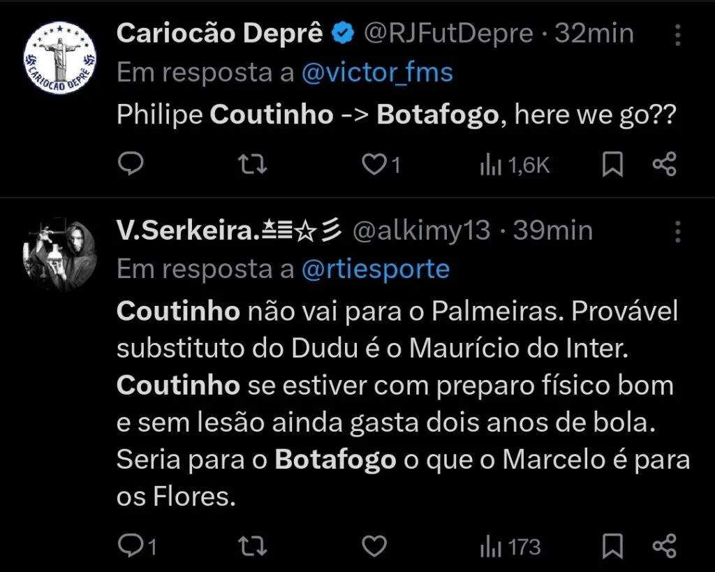 Repercussão via Twitter