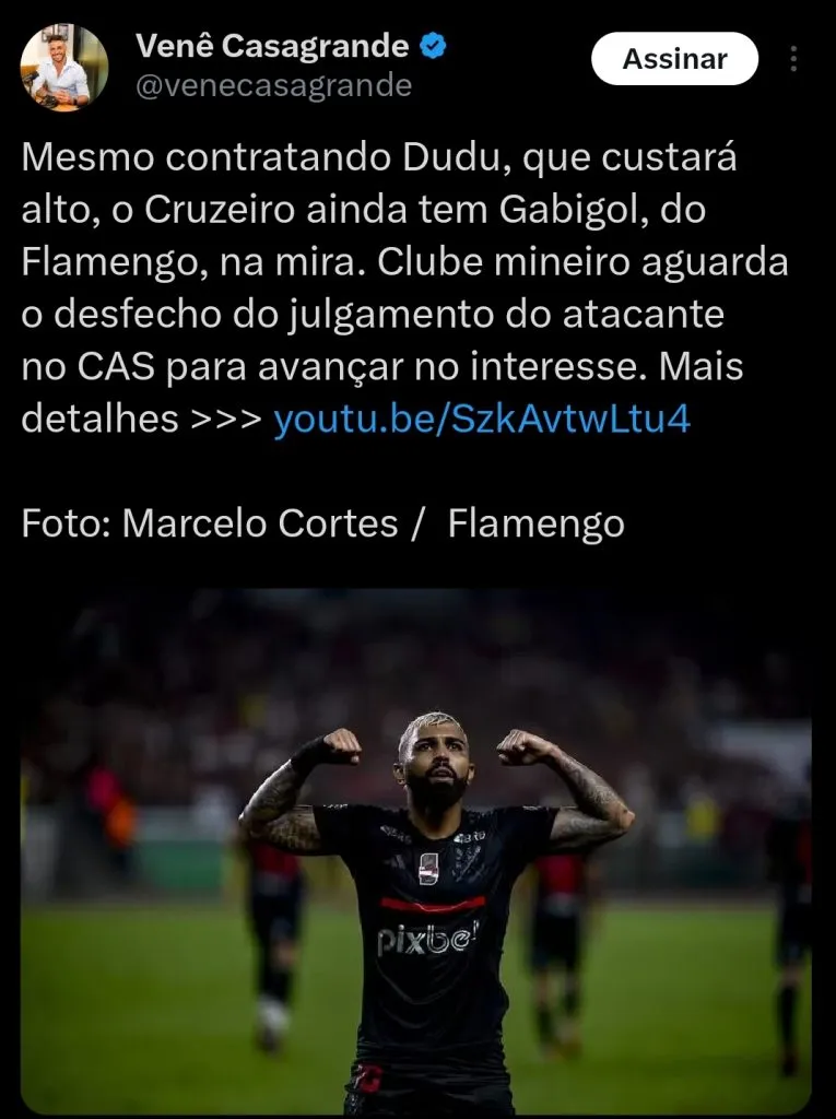 Repercussão via Twitter