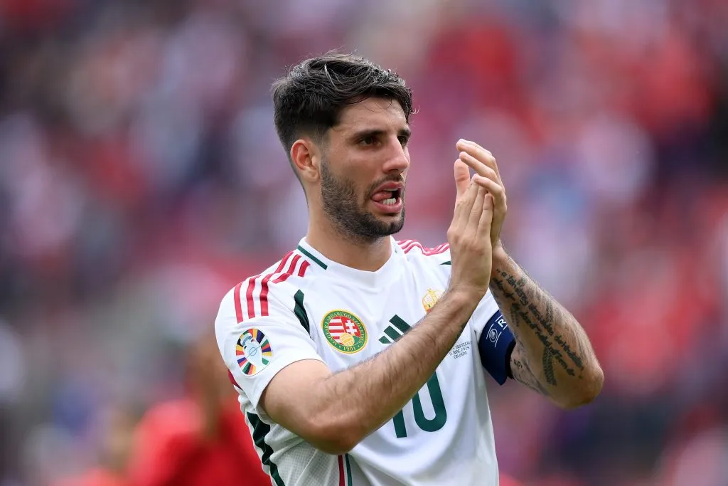 Dominik Szoboszlai é o capitão da Hungria nesta Euro 2024. (Foto: Justin Setterfield/Getty Images)