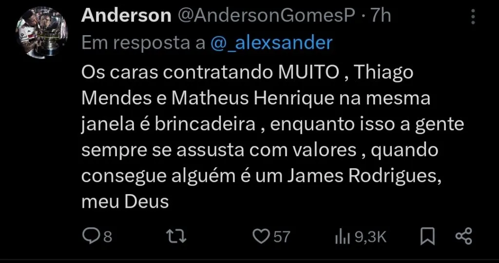 Repercussão via Twitter