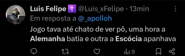 Repercussão via Twitter