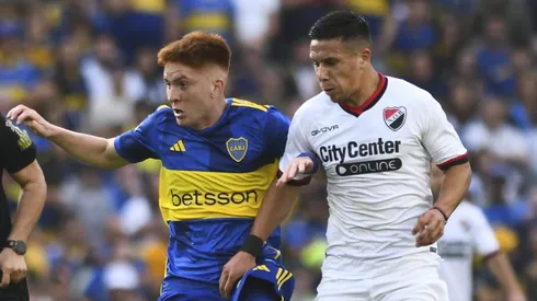 Valentin Barco do Boca Juniors efor the Francisco Gonzalez do Newell's Old Boys (Photo by Rodrigo Valle/Getty Images)