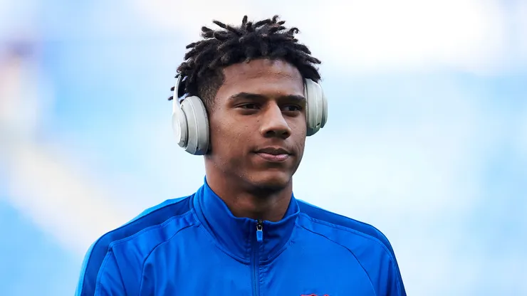 Jean Clair Todibo quando atuava pelo Barcelona