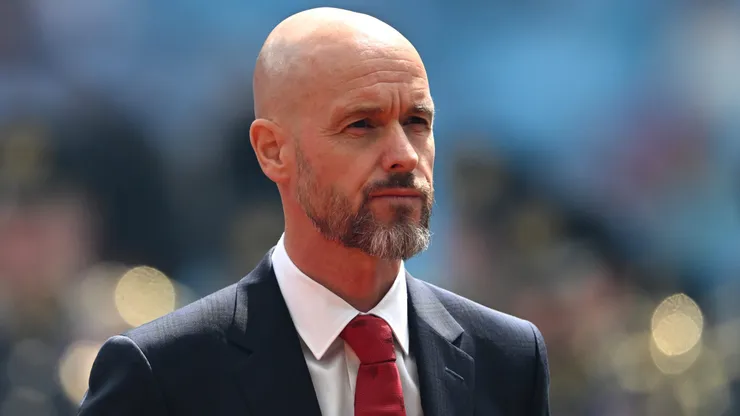 ERIK TEN HAG, TÉCNICO DO UNITED (Photo by Mike Hewitt/Getty Images)
