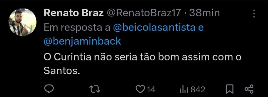 Repercussão via Twitter