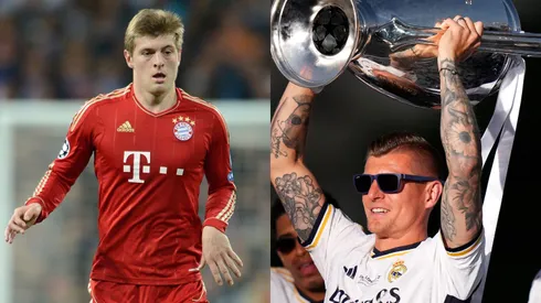 Toni Kroos foi vendido por R$ 88 milhões. Foto Esq.: Jasper Juinen/Getty Images e Foto Dir.: Angel Martinez/Getty Images