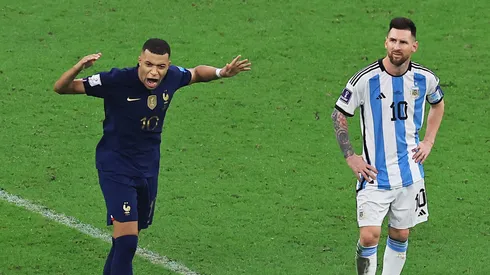 Mbappé perdeu para Messi na final da Copa de 2022. Foto: Buda Mendes/Getty Images
