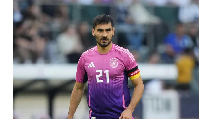 Gundogan durante a partida entre Alemanha e Grécia, no dia 7 de junho. (Associated Press / Alamy Stock Photo)