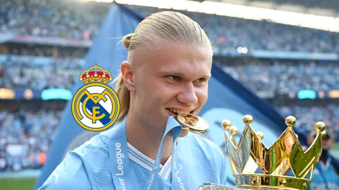 Real Madrid toma decisão oficial sobre negócio envolvendo Haaland e Rodrygo. Foto: Michael Regan/Getty Imagens